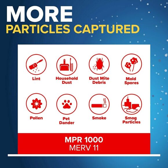 Filtrete AD22-2PK-6E Allergen Defense Air Filter - Pack of 2 19.81 x 29.81 x 0.8 - Picture 5 of 9